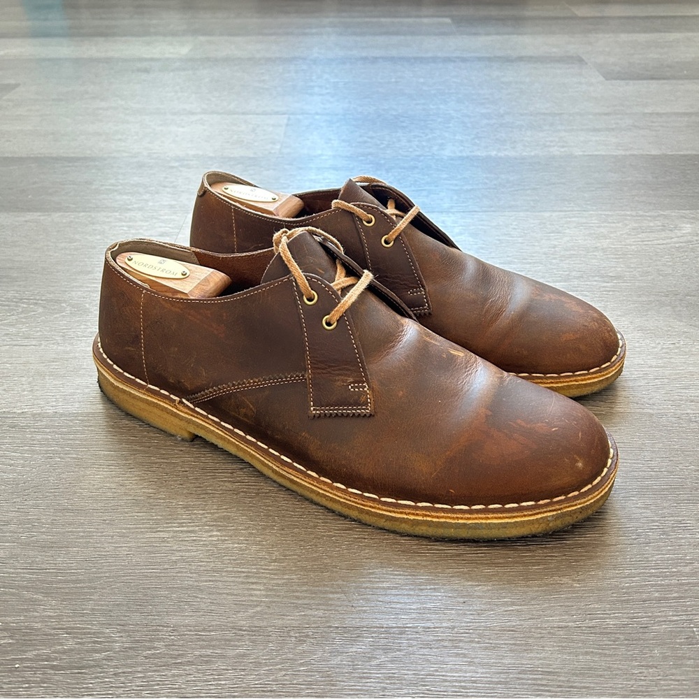 ❌ SOLD ❌ Clark’s Originals • Desert Khan Chukka • Beeswax Brown 78904 - Sz 12 US